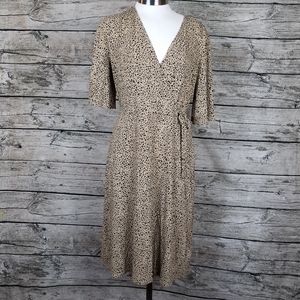 Amazon Essentials Leopard Print Midi Dress